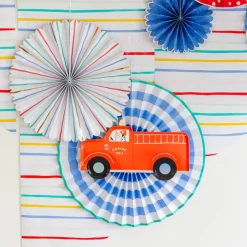 Outlet Meri Meri Fire Truck Party Plates