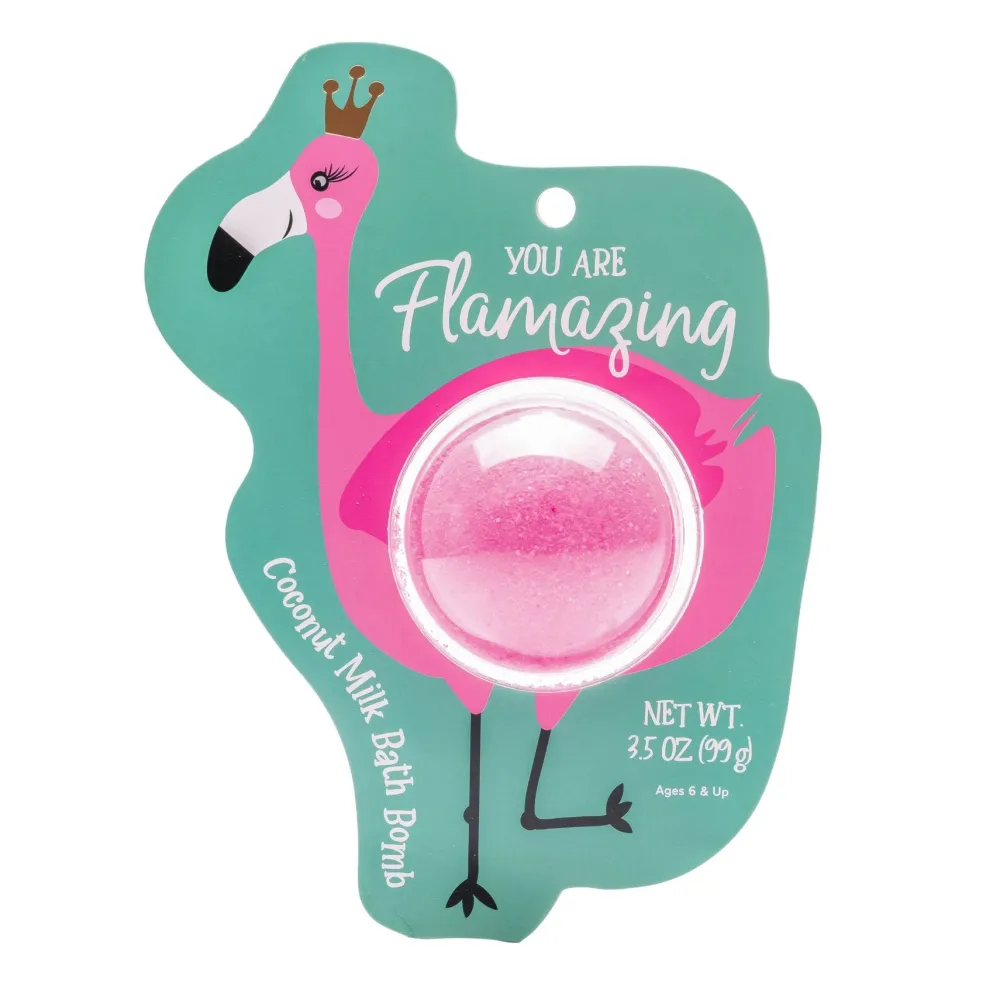 Hot Cait + Co Flamingo Clamshell Bath Bomb
