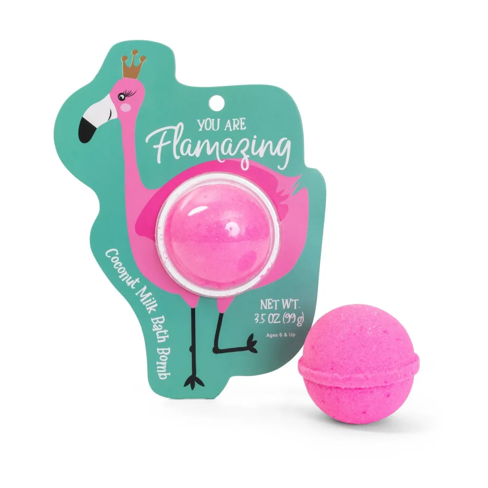 Hot Cait + Co Flamingo Clamshell Bath Bomb