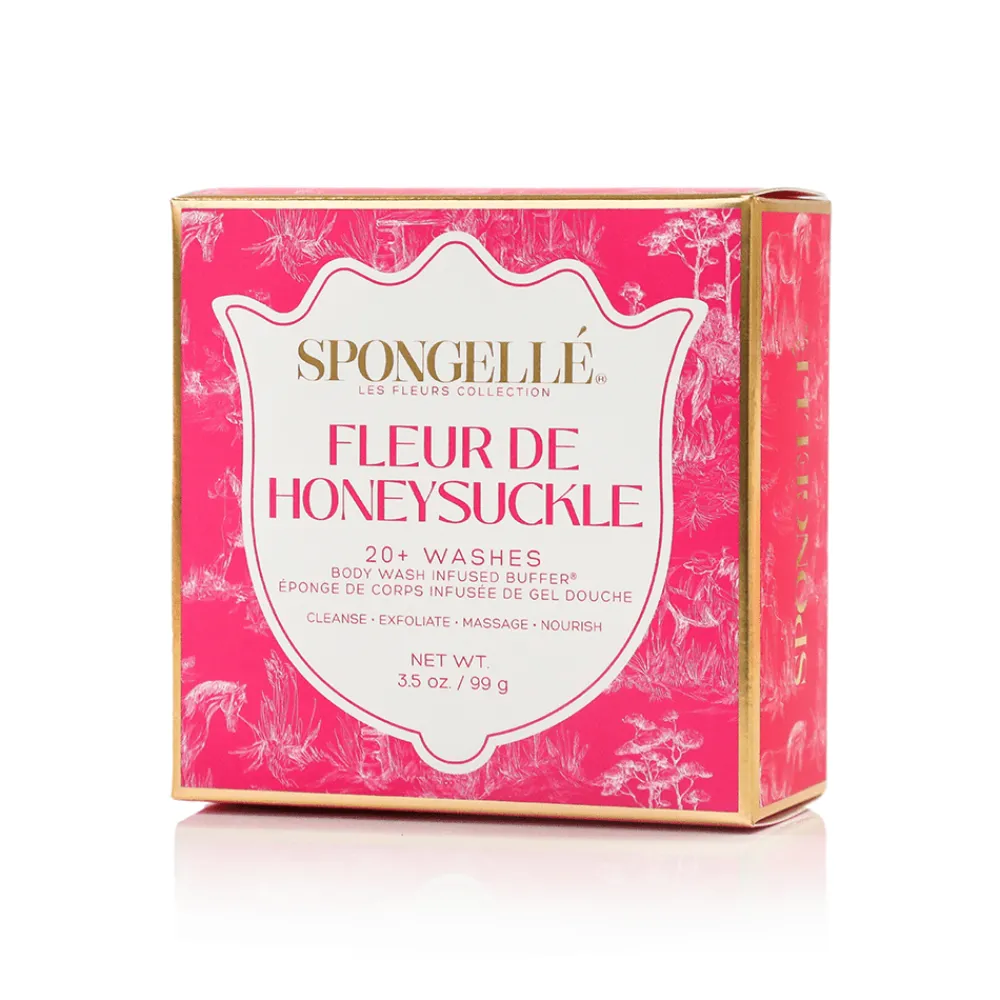 Spongellé Fleur de Honeysuckle | Les Fleurs Body Buffer