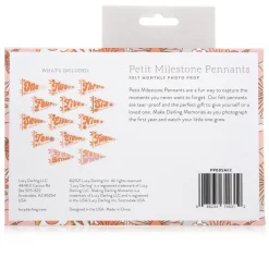 Clearance Lucy Darling Flower Child Petit Milestone Pennants