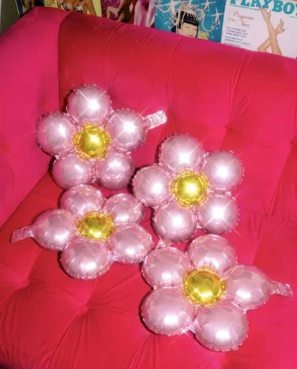Best xo, Fetti Flower Foil Balloon Set