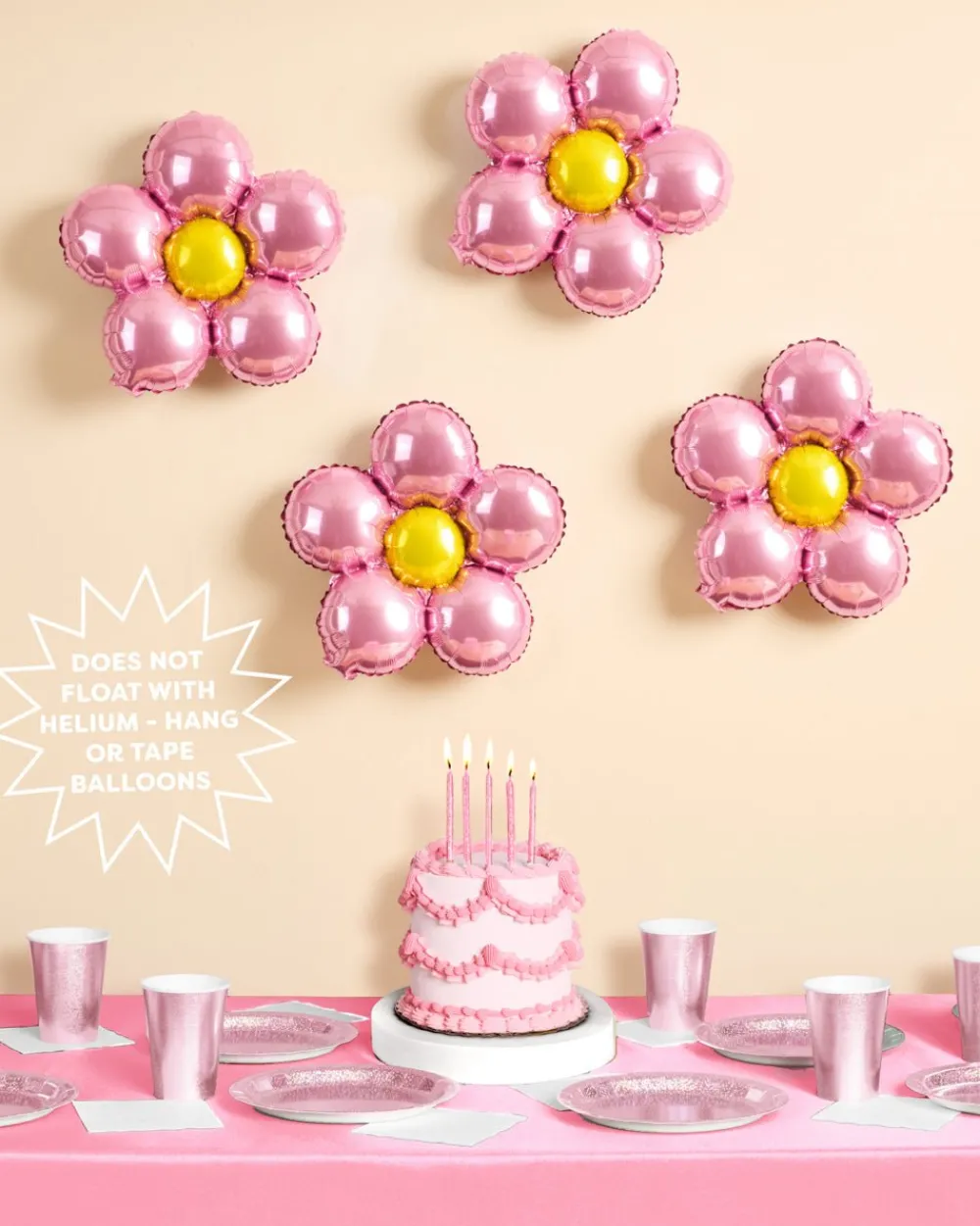 Best xo, Fetti Flower Foil Balloon Set