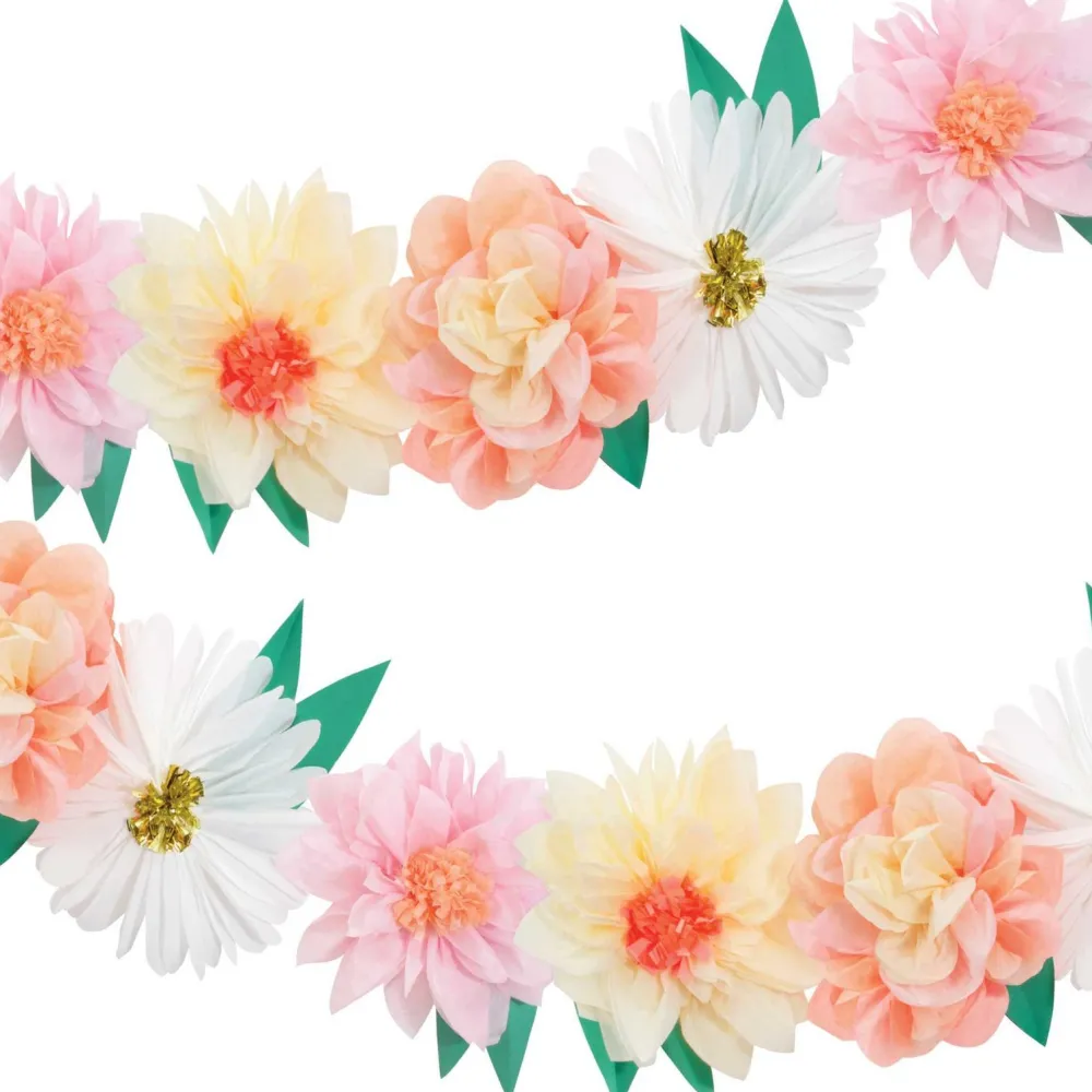 New Meri Meri Flower Garden Giant Garland
