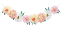 New Meri Meri Flower Garden Giant Garland