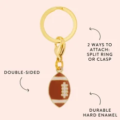 The Foggy Dog Football Collar Charm