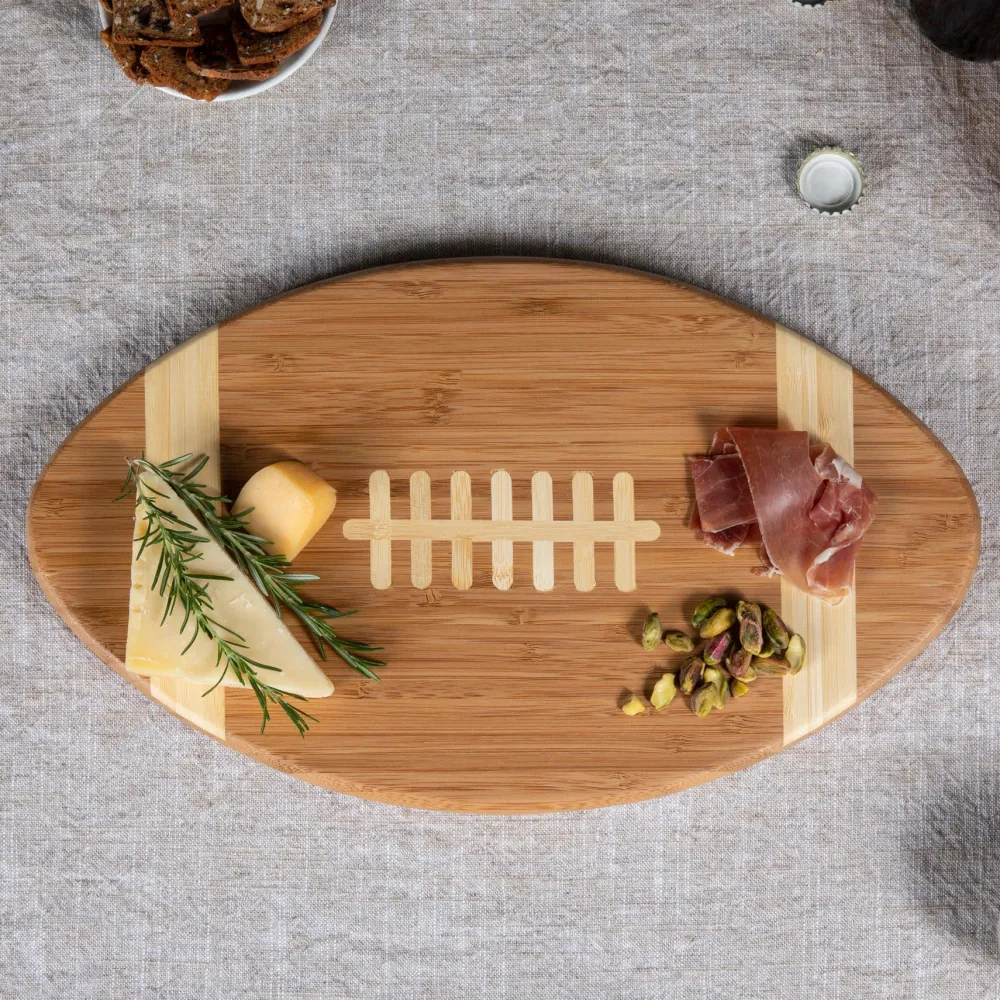 Best Picnic Time Family of Brands Football Cutting Board & Serving Tray