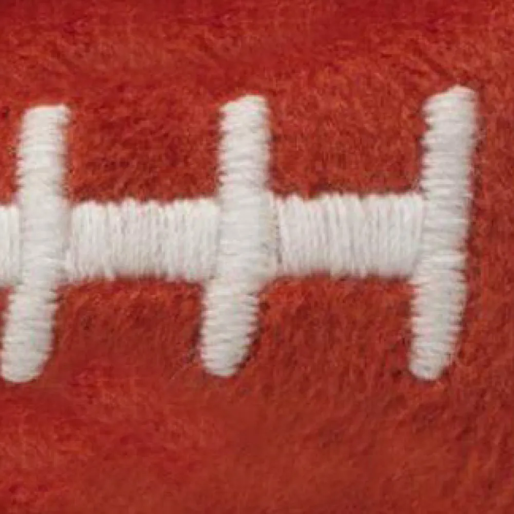 New The Foggy Dog Football Embroidered Bow Tie Collar
