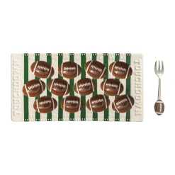 Mud Pie Football Field Deviled Egg Tray Set