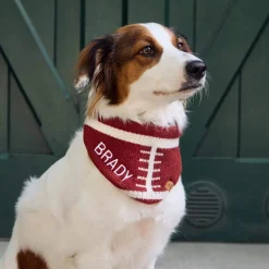 Sale The Foggy Dog Football Knit Dog Bandana