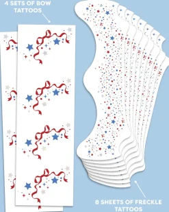 Discount xo, Fetti Fourth of July Freckle Temporary Tattoos