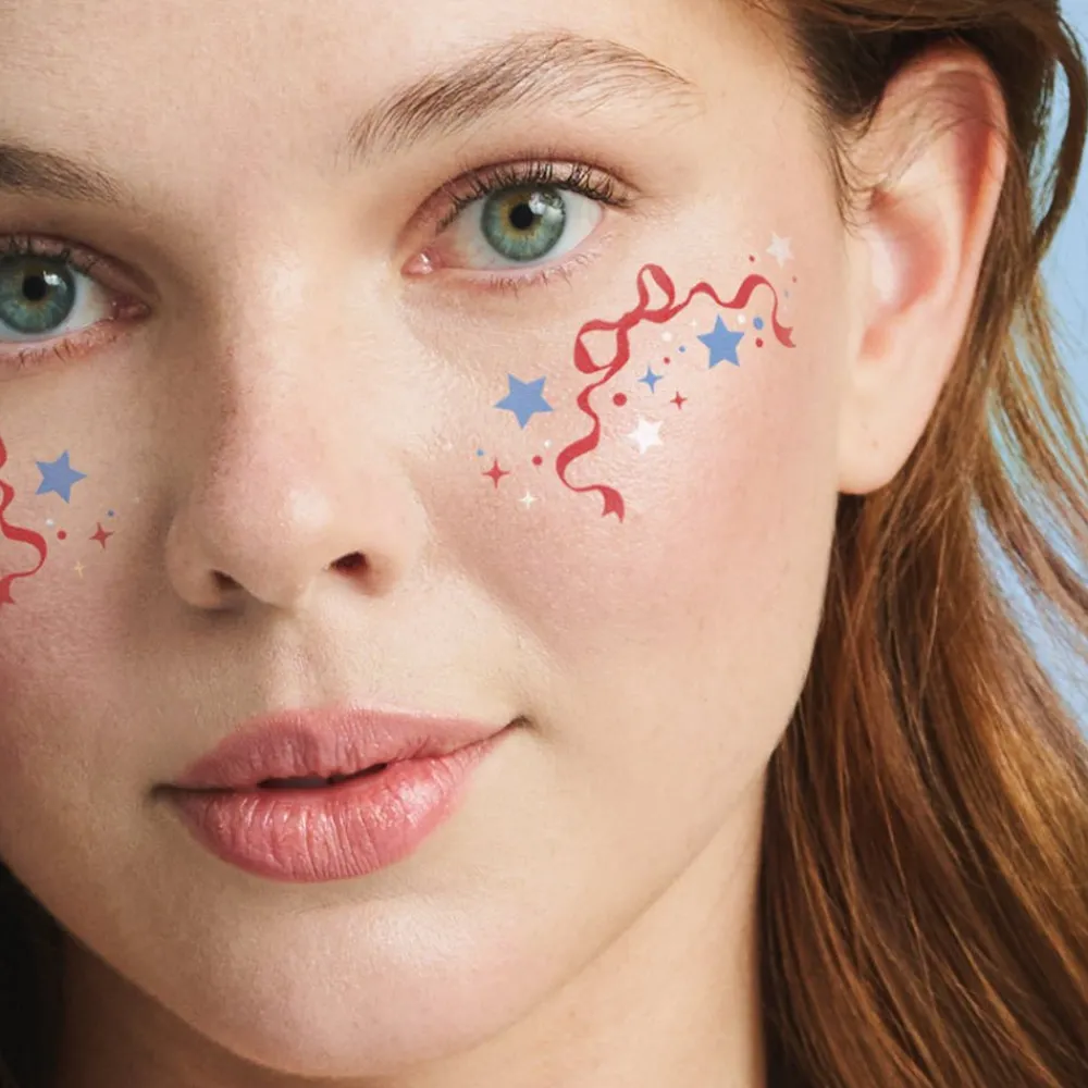 Discount xo, Fetti Fourth of July Freckle Temporary Tattoos