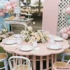 Discount Bonjour Fete Fresh Mint Regency Stripe Dinner Plates