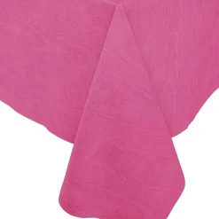 Clearance Caspari Fuchsia Pink Linen Like Table Cover
