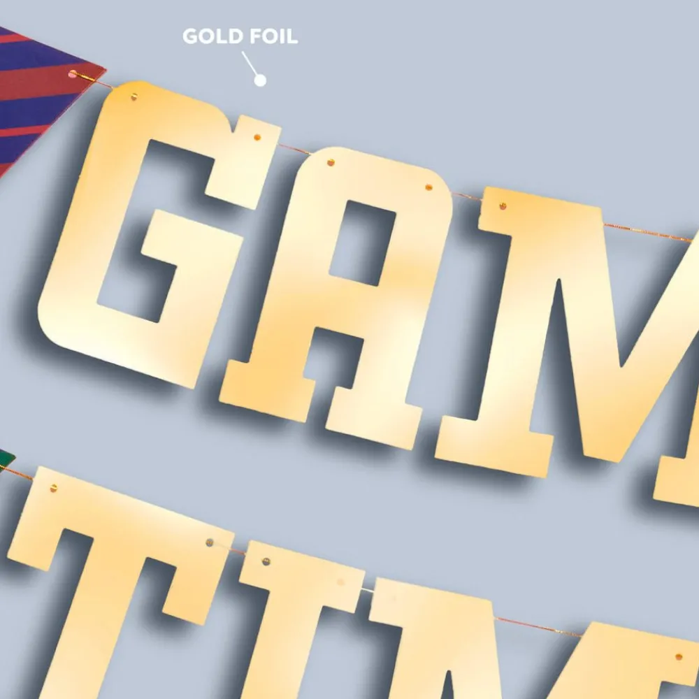 Outlet xo, Fetti Game Time Banner