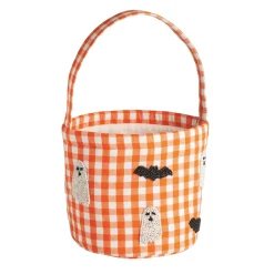 Discount Mud Pie Ghost Beaded Halloween Bucket