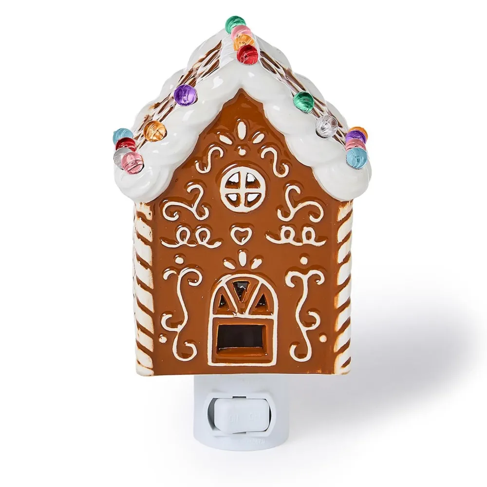 Best Two's Company Gingerbread House Night Light