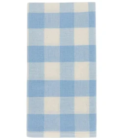 Heather Taylor Home Gingham Baby Blue Napkins
