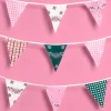 Hot xo, Fetti Gingham Camp Bunting Banner