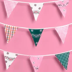 Hot xo, Fetti Gingham Camp Bunting Banner