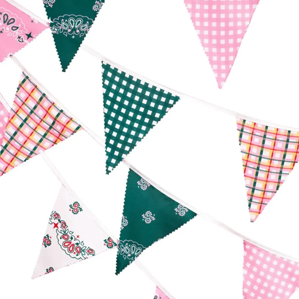 Hot xo, Fetti Gingham Camp Bunting Banner