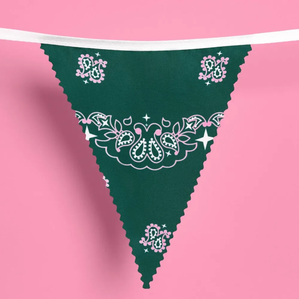 Hot xo, Fetti Gingham Camp Bunting Banner