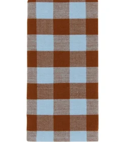 Heather Taylor Home Gingham Candy Blue Napkins