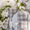 Sale Heather Taylor Home Gingham Dove Napkins