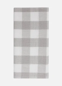 Sale Heather Taylor Home Gingham Dove Napkins