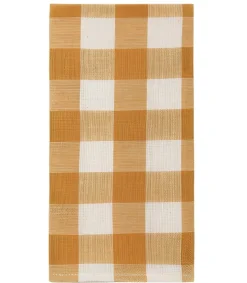 Heather Taylor Home Gingham Goldenrod Napkins