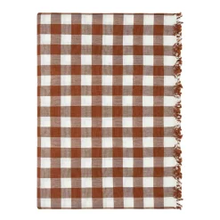 Sale Heather Taylor Home Gingham Nutmeg Tablecloth