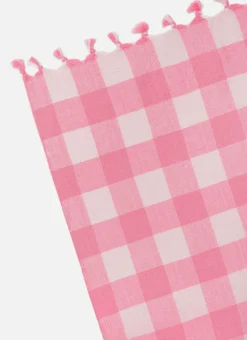 Hot Heather Taylor Home Gingham Peony Tablecloth