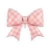 Outlet Partybarco Gingham Pink Bow Foil Balloon