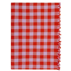Online Heather Taylor Home Gingham Poppy Tablecloth