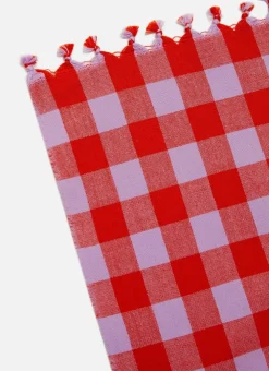 Online Heather Taylor Home Gingham Poppy Tablecloth