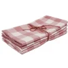 Outlet Heather Taylor Home Gingham Rosa Napkins