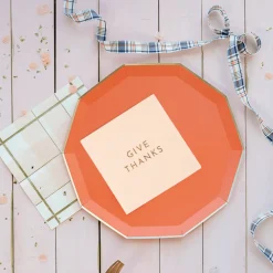 Sale Bonjour Fete Give Thanks Cocktail Napkins