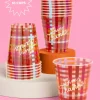 xo, Fetti Give Thanks Plaid Party Cups