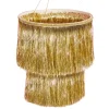 New xo, Fetti Gold Fringe Chandelier Decoration