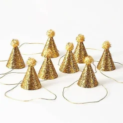 Sale Paper Source Wholesale Gold Glitter Mini Party Hats
