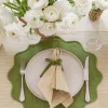 Hot Heather Taylor Home Goldie Stripe Butter Napkins