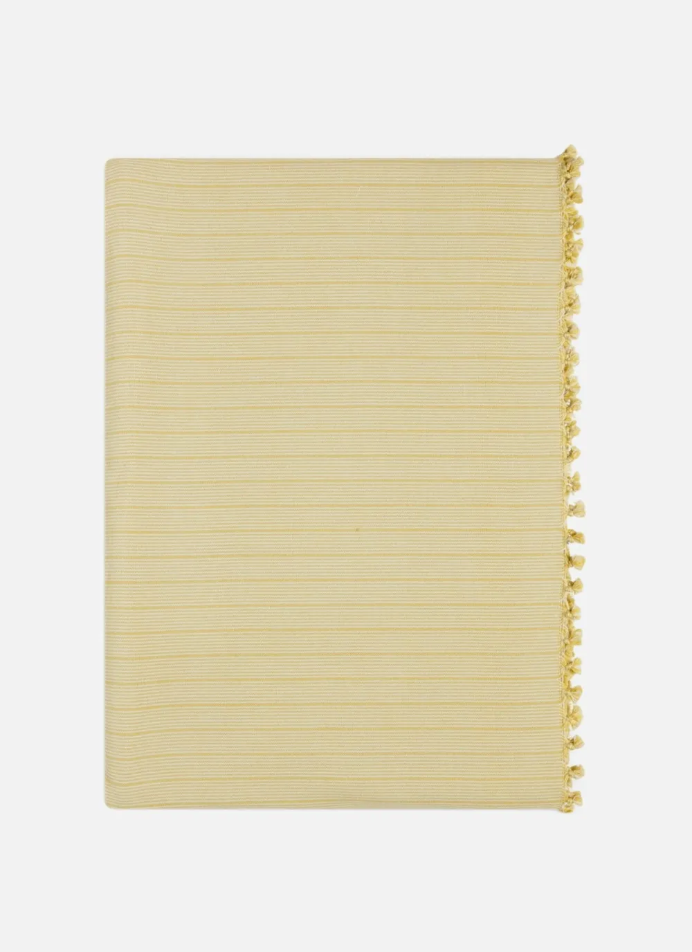 New Heather Taylor Home Goldie Stripe Butter Tablecloth