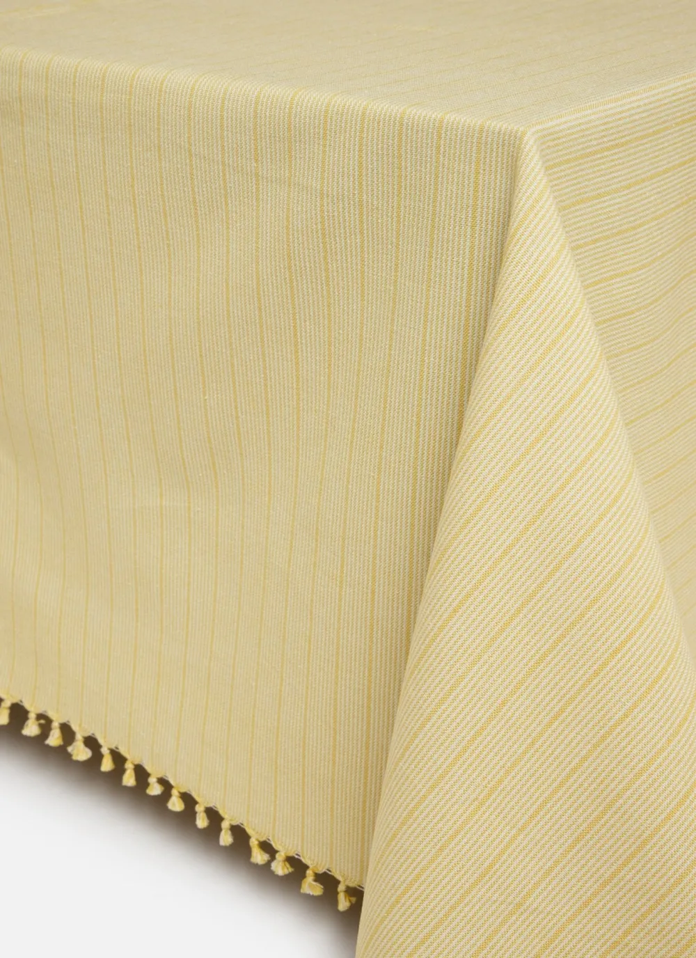 New Heather Taylor Home Goldie Stripe Butter Tablecloth