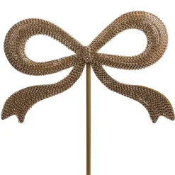 Hot Raz Gold Jewel Bow Tree Topper