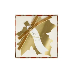 Outlet Meri Meri Gold Leaf Bow Place Card
