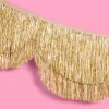 Online xo, Fetti Gold Scalloped Fringe Banner
