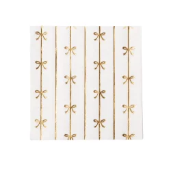 Online Bonjour Fete Gold Signature Bow Large Napkins