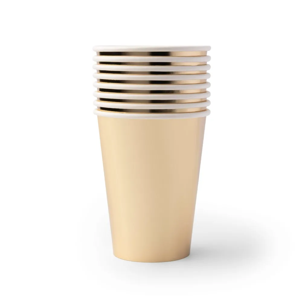 New Bonjour Fete Gold Signature Cups
