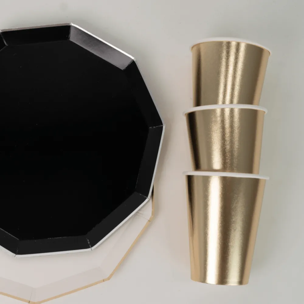 New Bonjour Fete Gold Signature Cups