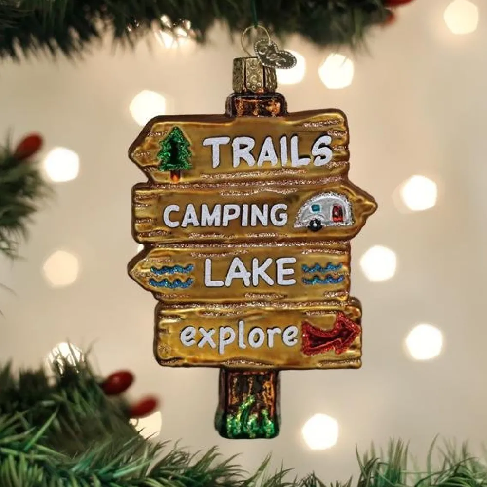 Outlet Old World Christmas Gone Camping Ornament